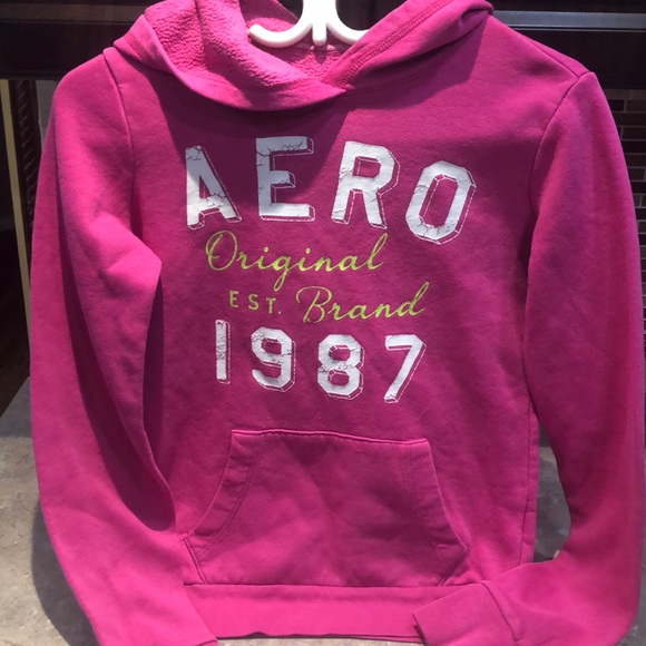 Girls size small pink hoodie👗👗👗👗 - Picture 1 of 3